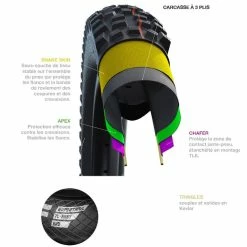 Pneu VTTAE Nobby Nic Schwalbe 29 X 2.60 Addix SpeedGrip Super Trail 11 Pneu VTTAE Nobby Nic Schwalbe 29 X 2.60 Addix SpeedGrip Super Trail -Cyclo-Camping Soldes Boutique caracsse super trail