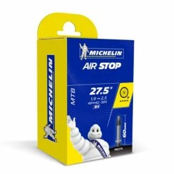 Chambre à Air 27.5 Airstop Michelin -Cyclo-Camping Soldes Boutique chambre a air 27 5 x 1 90 2 60 presta 60 mm b4 airstop michelin full