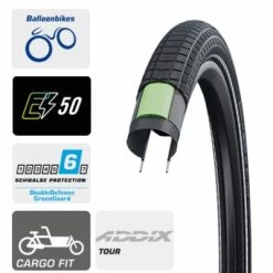 Pneu Ballon 27.5 Pouces Big Ben Plus Schwalbe DoubleDefense -Cyclo-Camping Soldes Boutique pneu ballon 27 5 pouces big ben plus schwalbe doubledefense full 6