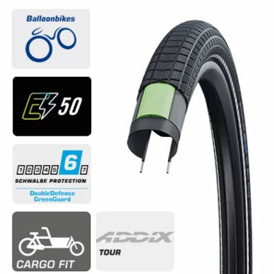 Pneu Ballon E-bike Et Cargos Big Ben Plus Schwalbe 24 X 2.15 8 Pneu Ballon E-bike Et Cargos Big Ben Plus Schwalbe 24 X 2.15 – Image 6