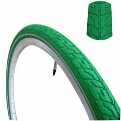 Pneu Vélo Coloré 700 Dutch Perfect SRI 27 No Puncture -Cyclo-Camping Soldes Boutique pneu velo vert anti crevaison 700x38c dutch perfect full