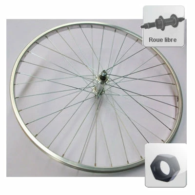 Brandless Roue Arrière De Vélo 650B à écrous 3 Brandless Roue Arrière De Vélo 650B à écrous