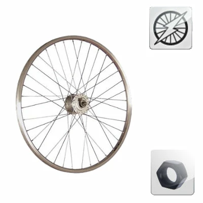 Brandless Roue De 20 Pouces Avec Dynamo Dans Moyeu à écrou 3 Brandless Roue De 20 Pouces Avec Dynamo Dans Moyeu à écrou
