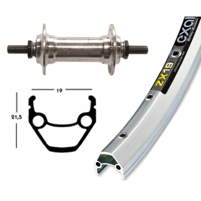 Exal Roue De Vélo Avant 28 Pouces à écrou 4 Exal Roue De Vélo Avant 28 Pouces à écrou – Image 2
