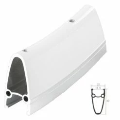 M-Wave Roue De Vélo Avant Blanche 700 Route -Cyclo-Camping Soldes Boutique roue de velo avant blanche 700 route full 4