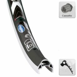 Roue Vélo Arrière 28 Pouces à Cassette 8 à 10 Vitesses Rigida