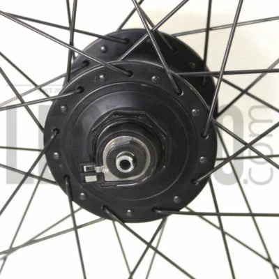 Roue Vélo Avant Noire Moyeu Dynamo 28 Pouces Rodi 4 Roue Vélo Avant Noire Moyeu Dynamo 28 Pouces Rodi – Image 2