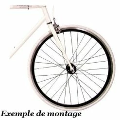 Point Roues Avant Et Arrière Moyeu Flip Flop Fixie Single Speed Noires -Cyclo-Camping Soldes Boutique roues avant et arriere moyeu flip flop fixie single speed noires full 3
