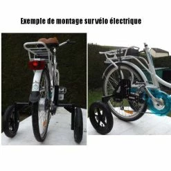 XPRIT Roues Stabilisatrices Pour Vélo Adulte Fixation Hauban Et Base -Cyclo-Camping Soldes Boutique roues stabilisatrices pour velo adulte fixation hauban et base full 5
