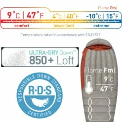 Sac De Couchage Femme Isolant & Léger Flame FM1 Sea To Summit -Cyclo-Camping Soldes Boutique sac de couchage femme isolant leger flame fm1 sea to summit full 6