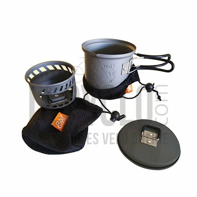 Set De Cuisson De Poche à Combustible Solide 585 Ml Esbit 6 Set De Cuisson De Poche à Combustible Solide 585 Ml Esbit – Image 4